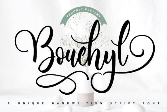 Bouchyl: A Unique Handwriting Script for Authentic Design