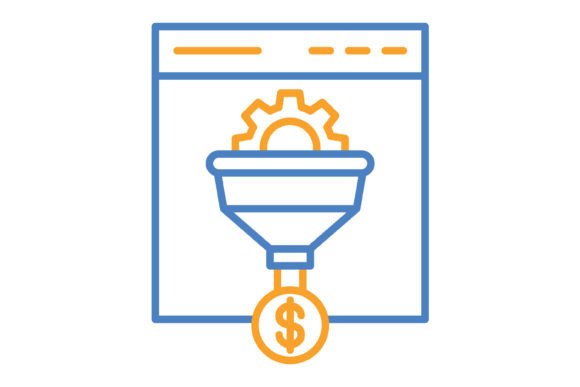 Conversion Blue Orange Line Icon: A Strategic Asset for Digital Clarity