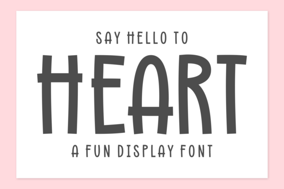 Heart Font: Spread Love and Laughter with This Charming Typeface