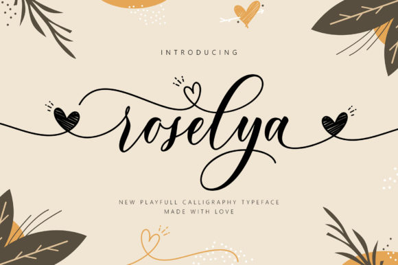 Infuse Elegance into Every Design with Roselya Script