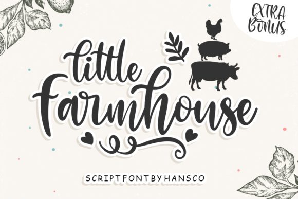 Little Farmhouse Font: Sweet Handwritten Style for Projects