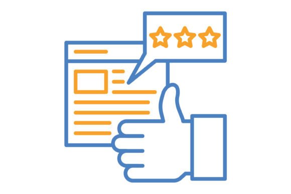Mastering the Impression Rate Blue Orange Line Icon for Professional Design Projects