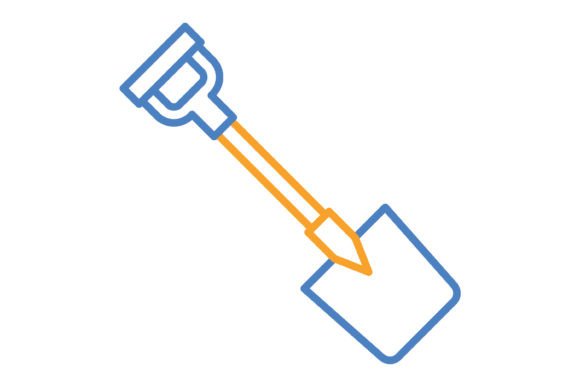 Mastering the Shovel Blue Orange Line Icon: Avoiding Common Pitfalls in Digital Design
