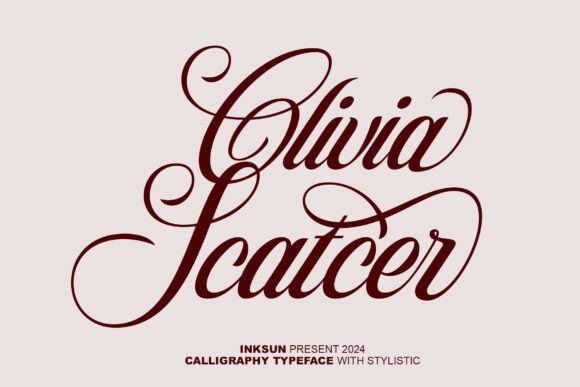 Olivia Scatcer Font: Weaving Luxury into Your Visual Narrative