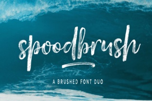 Spoodbrush Font Duo: Crafting Authentic Visual Identities with Dynamic Script Pairing