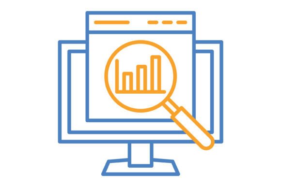 Strategic Implementation of Analysis Blue Orange Line Icons for Enhanced Communication