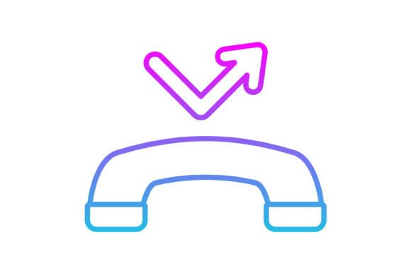 Understanding the Missed Call Line Gradient Icon for Modern Design