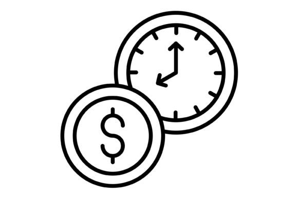 Why the Time is Money Outline Icon is Essential for Modern Design